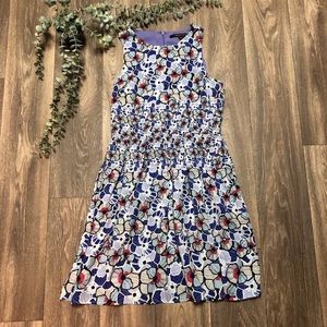 Cynthia Steffe Colorful Floral Print Dress